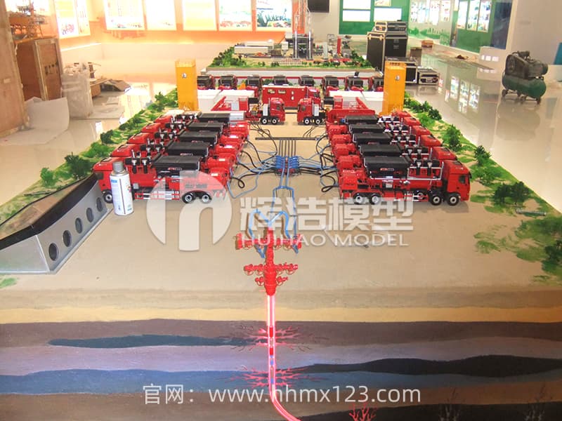 成套压裂机组联机作业模型.JPG
