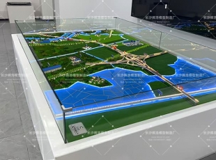 紧扣工程图纸与客户需求，打造河岭枢纽高速公路精品沙盘模型