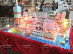 DR2000 燃气轮机热电联供电站模型，解锁能源装备展示新范式