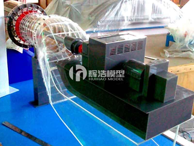 贯流轴伸式水轮发电机本体模型.jpg