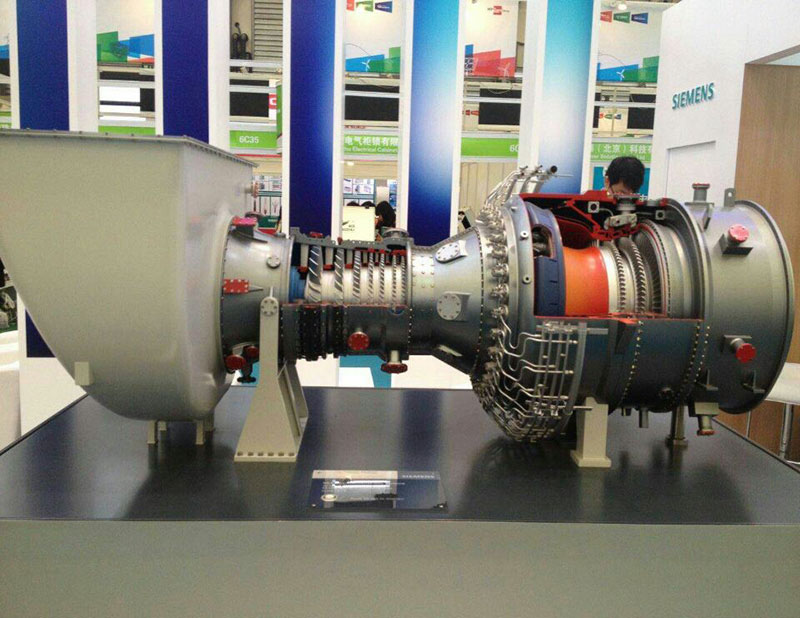 今日案例：西门子SGT-800型燃气轮机高仿微缩模型