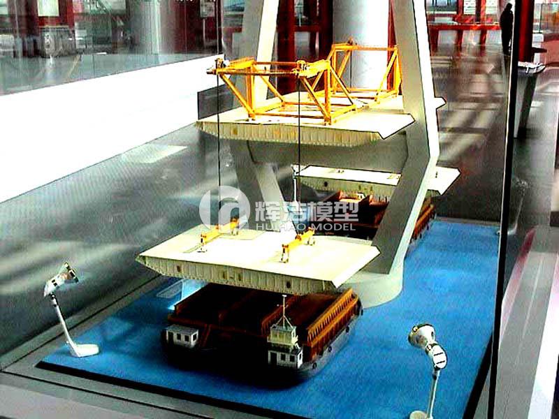 钢箱梁悬拼施工模型,常见现代桥梁模型设计制作