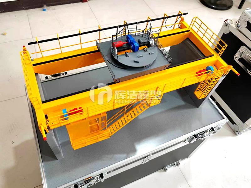 起重机模型|轨道式集装箱门式起重机模型|四梁铸造吊模型|跨桥机模型